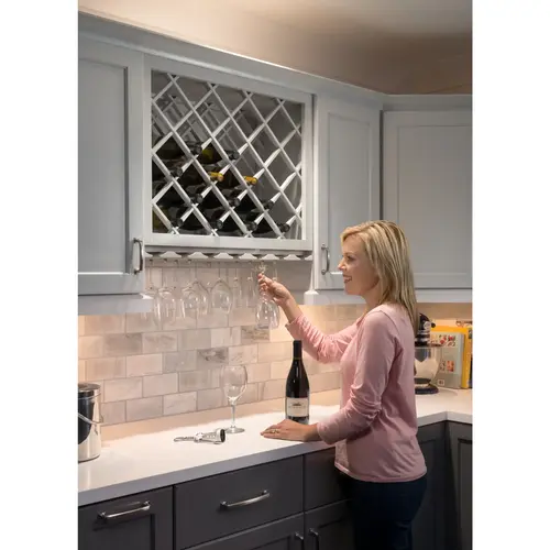 30" H x 24" W Maple Wine Bottle Lattice Unfinished