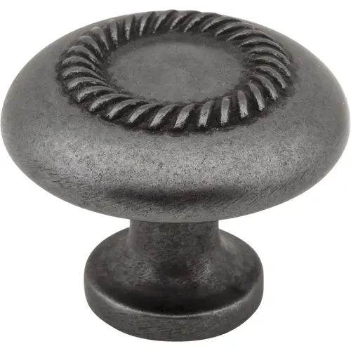 Cypress 1-1/4" Diameter Mushroom Knob Gun Metal