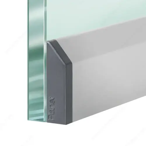 Planet 38096SMS KG-SM-Set Narrow Drop-Down Door Seal