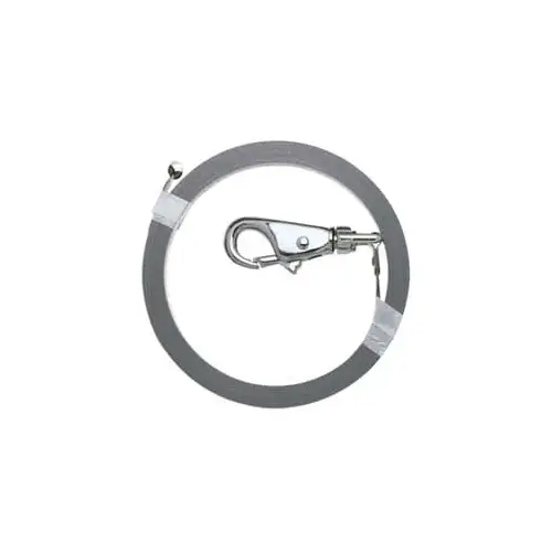 Crescent Lufkin CN1296SF590N Atlas  Oil Gauging Tape, 1/2 in W x 100 ft L, D1, Chrome Clad /Nubian  Double-Duty, Used with 590 Plumb Bob