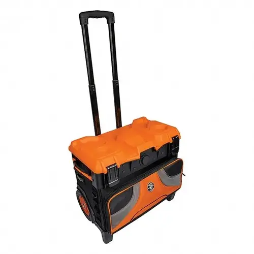 Tradesman Pro  Tool Master Rolling Tool Bag Black/Orange