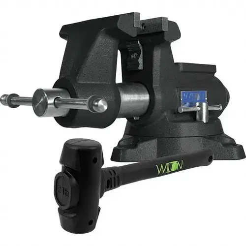 WILTON 28811DB Bench & Pipe Combination Vise: 6" Jaw Opening, 3-5/8" Throat Depth