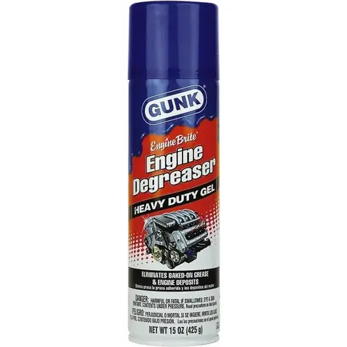 Gunk EBGEL-XCP1 Engine Cleaner Degreaser: 15 oz, Aerosol Can