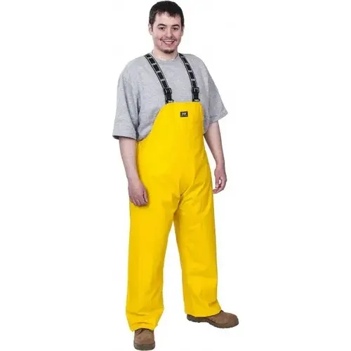 HELLY HANSEN INC 70529_310-M Bib Overalls: Size M, Yellow, Polyester & PVC