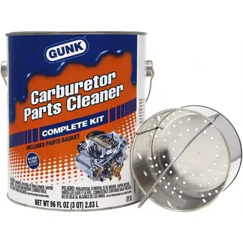 Gunk CC3K-XCP1 96FL.OZ. CARBURETOR & PARTS CLEANER W/DIP BASKE