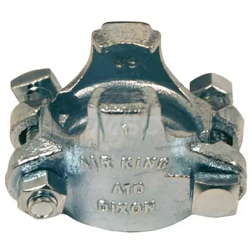 DIXON VALVE A9 Air King Clamps, 1 1/8 in-1 5/16 in Hose OD, Malleable Iron
