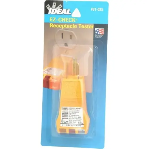 120 VAC Max Voltage, Receptacle Tester - pack of 5