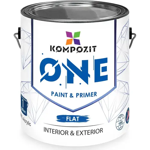 Kompozit 50102288777498 Kompozit ONE Paint & Primer 100% Acrylic White