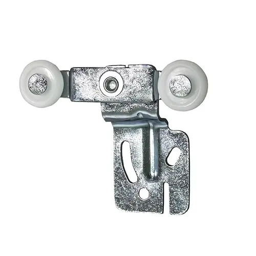 Offset Bypass Closet Door Hanger Gray