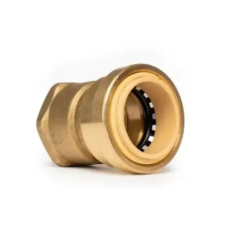 ProBite LF832FR ProBite 1" Push-to-Connect x FNPT Brass Adapter Fitting