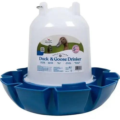 MANNA PRO PRODUCTS LLC 1031654 Duck & Goose Drinker 5 Qts. - Dark Blue