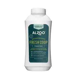 Alzoo 001-160911 Mineral-Based Chicken Coop Deodorizer Fresh Coop - Evergreen Scent 26.6 oz