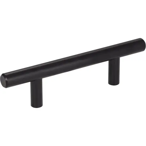 Elements Naples 3 In. Center-to-Center Matte Black Cabinet Bar Pull