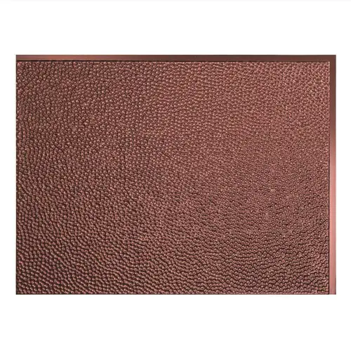 Fasade B55-26 Fasade 18.25 in. x 24.25 in. Oil-Rubbed Bronze Hammered PVC Decorative Backsplash Panel