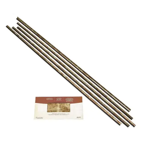 Fasade 951-17 Fasade 49 in. x 2.75 in. Bermuda Bronze Backsplash Accessory Kit