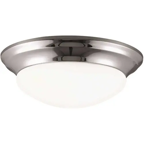 Generation Lighting 75434EN3-05 Generation Lighting LED Contemporary Chrome Nash One Light Ceiling Flush Mount