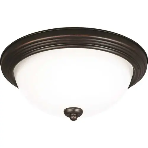 Generation Lighting 77264-710 Generation Lighting Traditional Burnt Sienna Two Light Ceiling Flush Mount