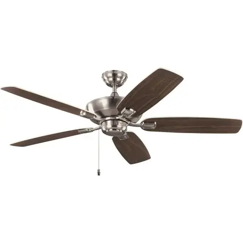 Generation Lighting 5COM52BS Generation Lighting 52" Colony Max Brushed Steel Ceiling Fan
