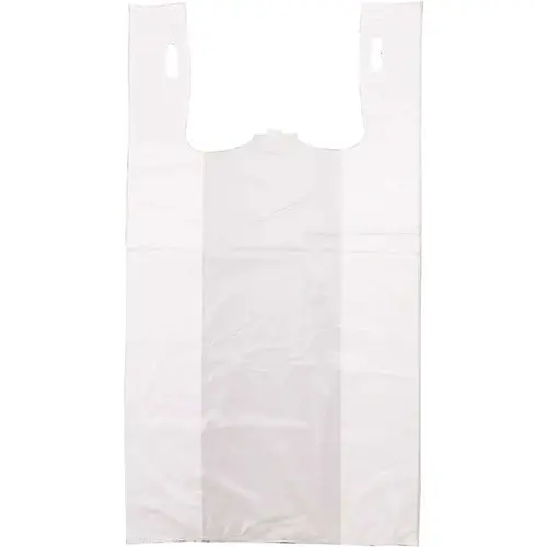Ibs NONPR11A Ibs PLAIN Tshirt bag White, Case Of 1000