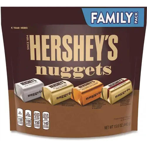 Hershey's GRR24600443 Hershey'S Nuggets Family Pack, Assorted, 15.6 Oz Bag