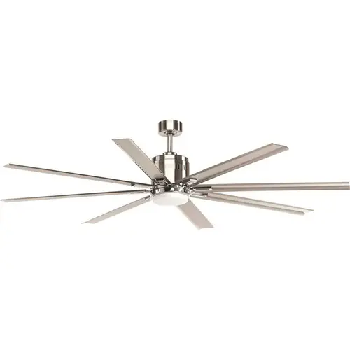 Progress Lighting P2550-0930K Progress Lighting 72" 16w LED 8 Blade Fan Brushed NICKEL
