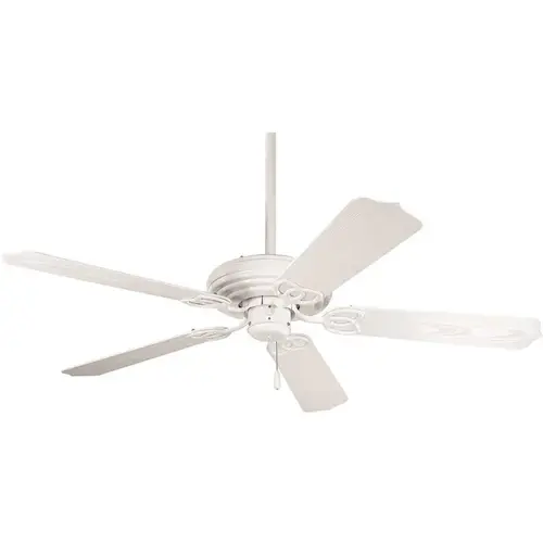 Progress Lighting P2502-30 Progress Lighting Airpro 52" 5 Blade Indoor/outdoor Ceiling Fan White