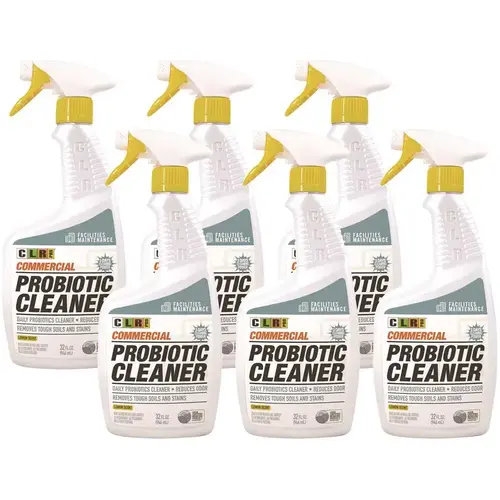 Clr Pro JELFMCPC326PRO Clr Pro Commercial Probiotic Cleaner Lemon Scent 32 Oz Spray Bottle Case Of 6
