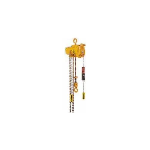 Ingersoll-Rand ML250K-2C10-C6 550 Lb Load Limit, 10 ft Max Height Top Hook Air Hoist