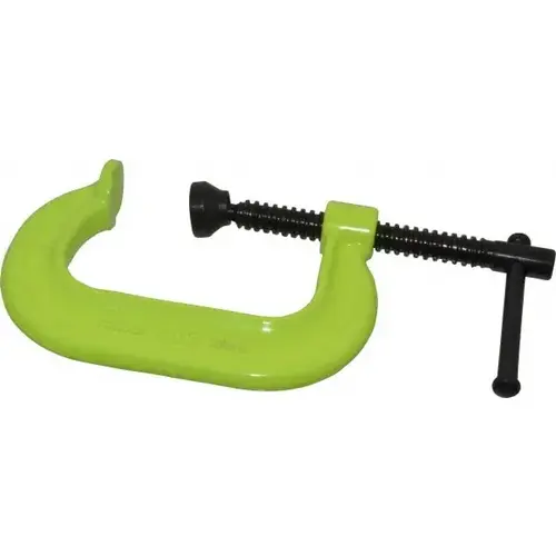 WILTON 14301 400 SF Hi-Visibility Safety C-Clamps, Sliding Pin, 2 1/2 in Throat Depth