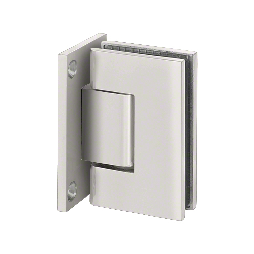 Designer Series Shower Door Wall Mount Hinge With Full Back Plate Satine