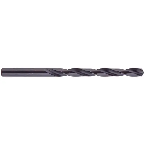 National Twist Drill 012359AW Jobber Drill: 25/64" Dia, 135 deg Point, High Speed Steel Black Oxide