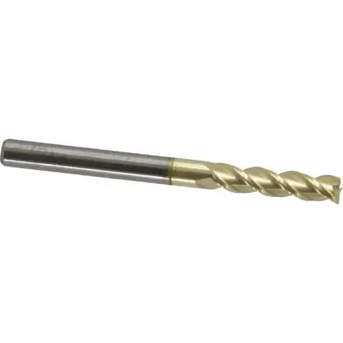 ProMax 109-00816 Square End Mill: 1/8 inch Dia, 1/2 inch LOC, 1/8 inch Shank Dia, 1-1/2 inch OAL, 3 Flutes, Solid Carbide