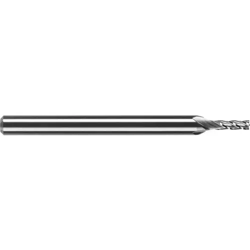 RobbJack SR-4-060 Square End Mill: 1/16 inch Dia, 0.18 inch LOC, 1/8 inch Shank Dia, 1-1/2 inch OAL, 4 Flutes, Solid Carbide