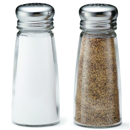 Tablecraft 3 Ounce Salt And Pepper Shaker, 24 Each