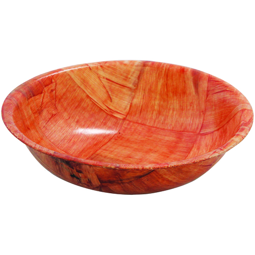 Tablecraft 6 Inch Wovenwood Mahogany Bowl, 12 Each