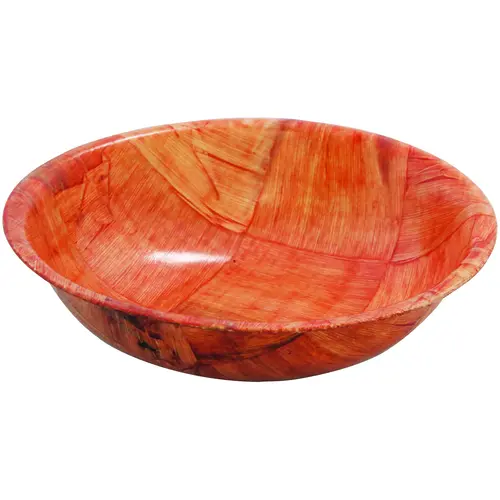 Tablecraft 6 Inch Wovenwood Mahogany Bowl, 12 Each