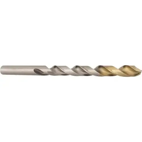 Dormer Pramet 5966672 Jobber Drill: #61, 118 deg Point, High Speed Steel TiN