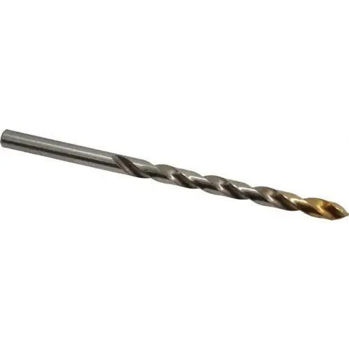 Dormer Pramet 5966739 Jobber Drill: #5, 118 deg Point, High Speed Steel TiN