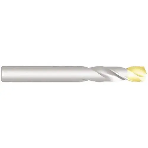 Dormer Pramet 5966871 Screw Machine Length Drill Bit: 7/16" Dia, 135 deg Point, High-Speed Steel TiN