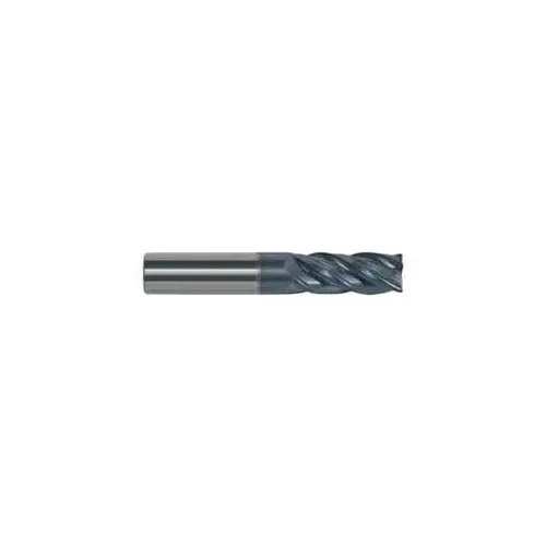 Square End Mill: 7/16" Dia, 9/16" LOC, 4 Flutes, Solid Carbide