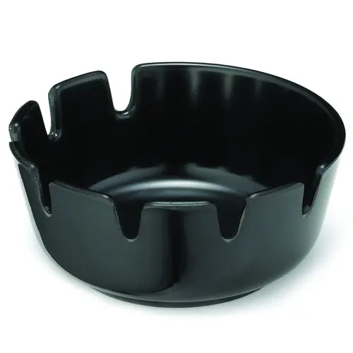 TABLECRAFT 263B-1 Tablecraft Deepwell Black Ashtray, 12 Each