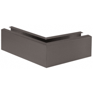 Black Bronze 12" 135 Mitered Corner Cladding for B5L Series Low Profile Base Shoe