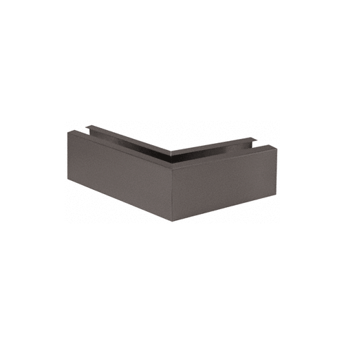Black Bronze 12" 135 Mitered Corner Cladding for B5L Series Low Profile Base Shoe
