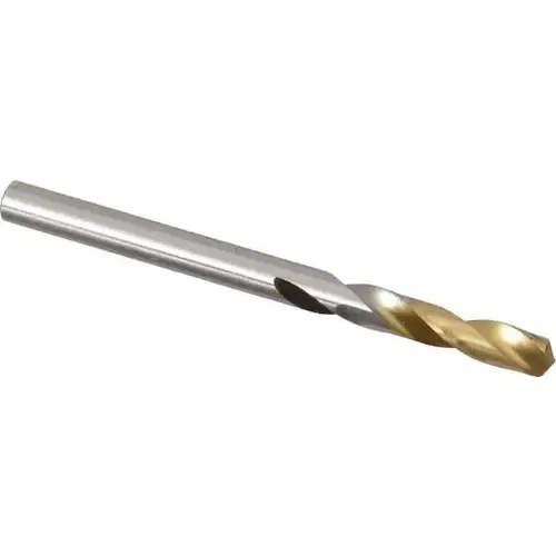 Dormer Pramet 5967184 Screw Machine Length Drill Bit: 5/32" Dia, 135 deg Point, High-Speed Steel TiN