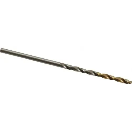 Dormer Pramet 5967070 Jobber Drill: #46, 118 deg Point, High Speed Steel TiN