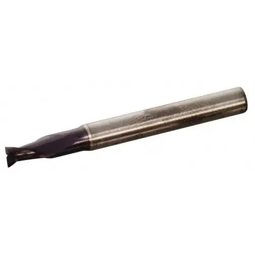 Kennametal 1805930 Square End Mill: 0.1970" Dia, 0.5512" LOC, 0.2362" Shank Dia, 3 Flutes, Solid Carbide Bright/Uncoated