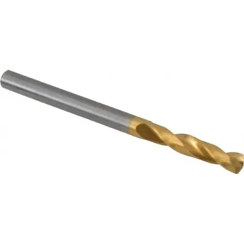 Guhring 9012420044000 Screw Machine Length Drill Bit: 0.1732" Dia, 140 degree, Solid Carbide TiN