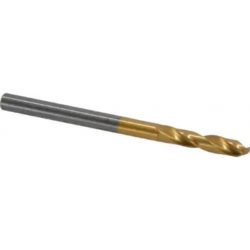 Guhring 9012420038000 Screw Machine Length Drill Bit: 0.1495" Dia, 140 degree, Solid Carbide Coated