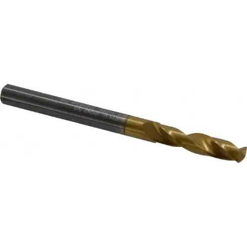 Guhring 9012420050000 Screw Machine Length Drill Bit: 0.1969" Dia, 140 degree, Solid Carbide Coated