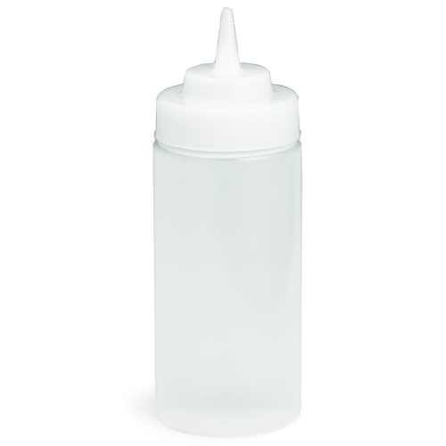 TABLECRAFT 31763C Tablecraft 16 Ounce Natural Widemouth Widetip Squeeze Bottle, 24 Each